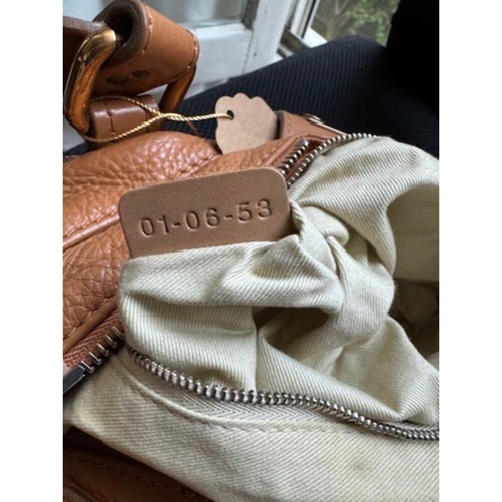 Chloé Paddington Leather Satchel Bag Tan/Brown - Picture 15 of 16